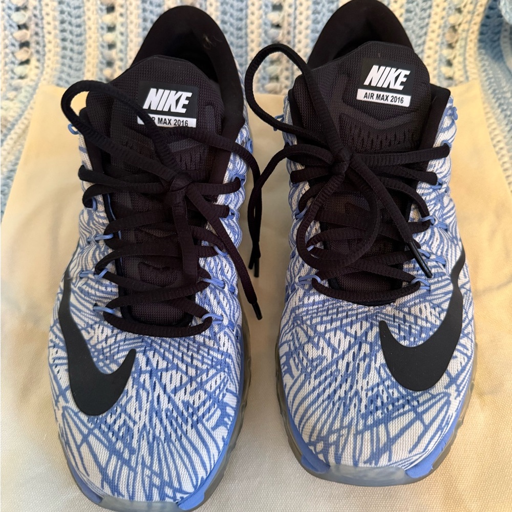 Nike Air Max 2016 Blue Patterned Sneakers